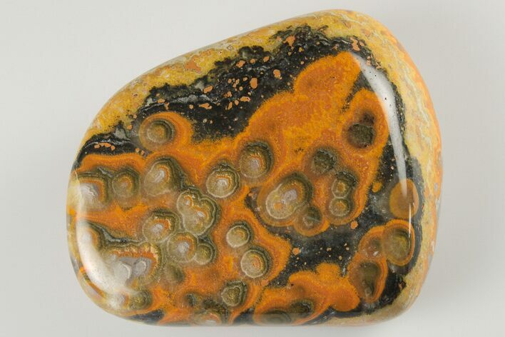 Polished Bumblebee Jasper - Mount Papandayan, Indonesia #194441